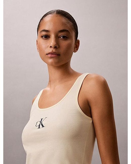Calvin Klein Multicolor Tank Top Cotton Stretch Lounge