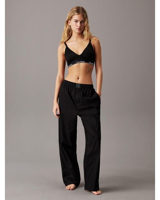 Calvin Klein Black Lace Maternity Bra