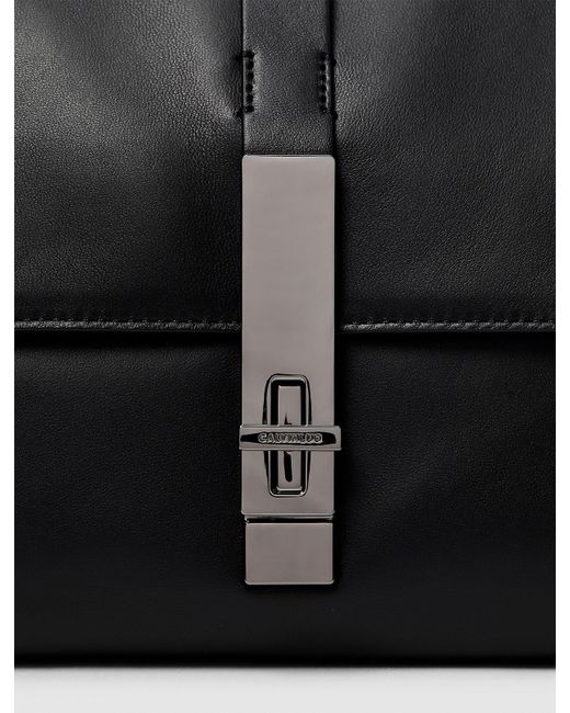 Calvin Klein Black Leather Clutch