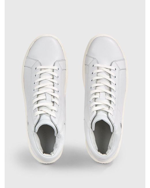 Calvin klein white high cheap tops