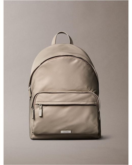 Calvin Klein Natural Matte Nylon Backpack for men