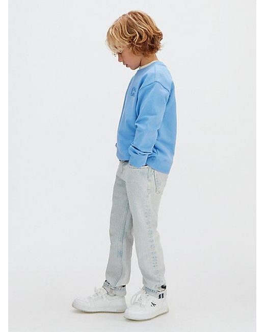 Calvin Klein Blue Jeans Mid Rise Straight Jeans for men