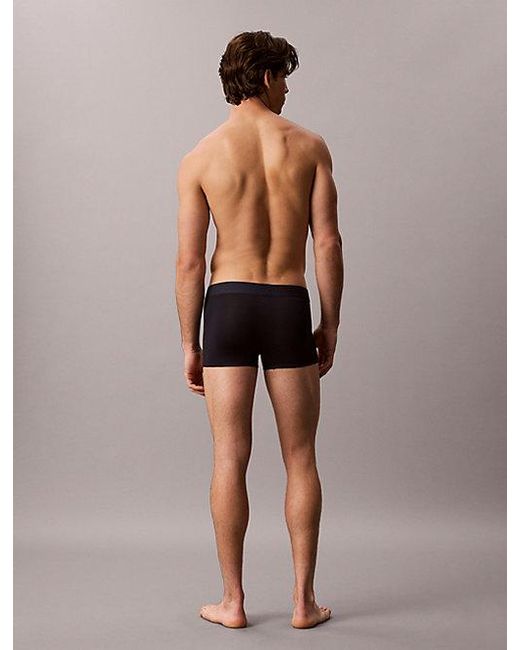 Calvin Klein Gray 3 Pack Trunks Ultra Soft Lyocell for men
