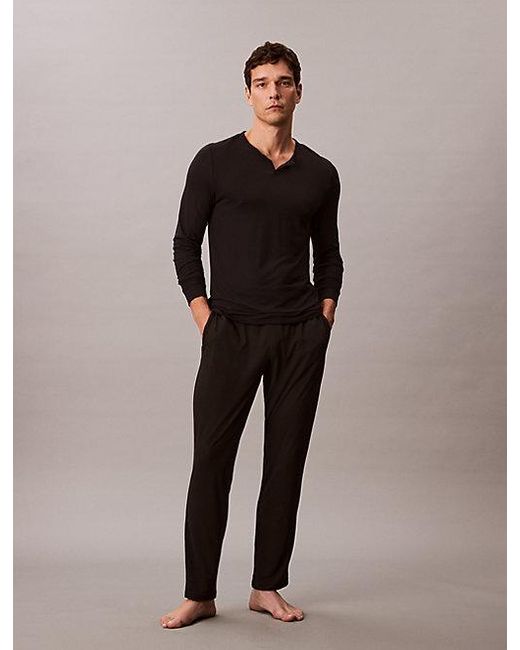 Calvin Klein Pyjamabroek in het Black voor heren