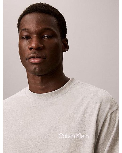 Calvin Klein Natural Pyjama Top Cotton Classics for men