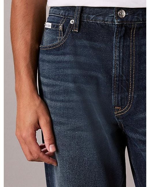 Calvin Klein Multicolor Jeans Relaxed Wide Leg Jeans for men