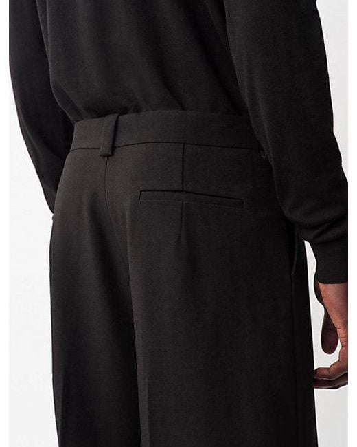 Calvin Klein Black Archie Wide Leg Pants for men