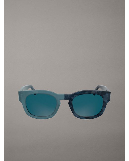 Occhiali Da Sole Rotondi Ckj25601S di Calvin Klein in Blue