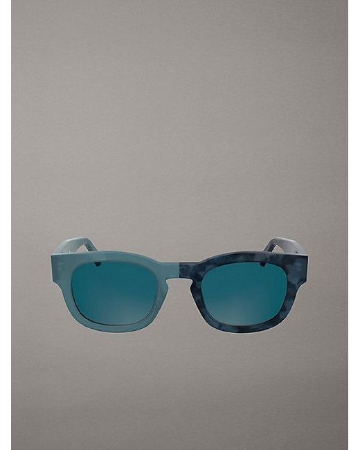 Calvin Klein Blue Round Sunglasses Ckj25601S