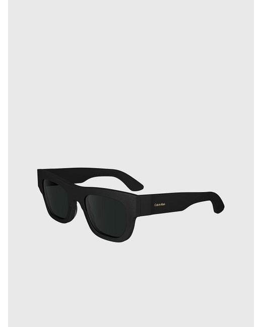 Calvin Klein Black Modified Rectangle Sunglasses Ck24510S for men
