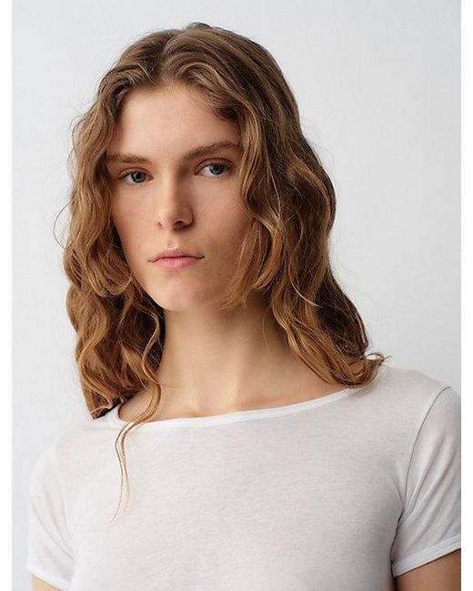 Calvin Klein White Reid Tee