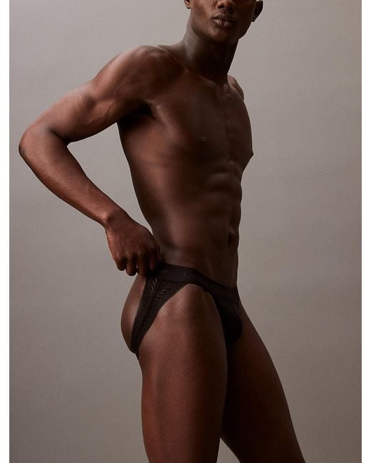 Calvin Klein Brown Jock Strap for men
