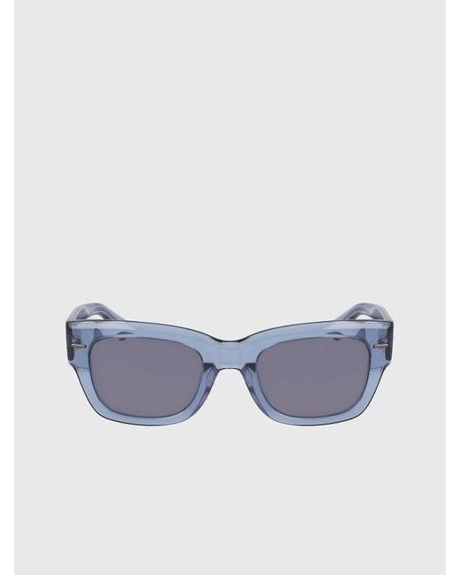 Calvin Klein Blue Rectangle Sunglasses Ck23509S for men