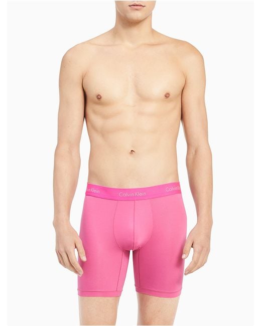 Calvin Klein Boxer Briefs in Pink for Men | Lyst Canada