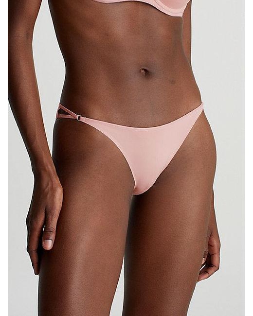 Calvin Klein Brown Bikini Briefs Minimalist