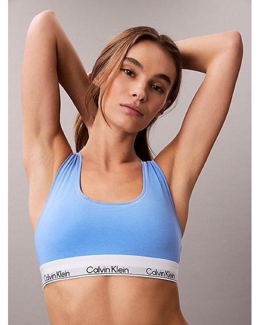 Calvin Klein Multicolor Unlined Bralette Icon Cotton Modal