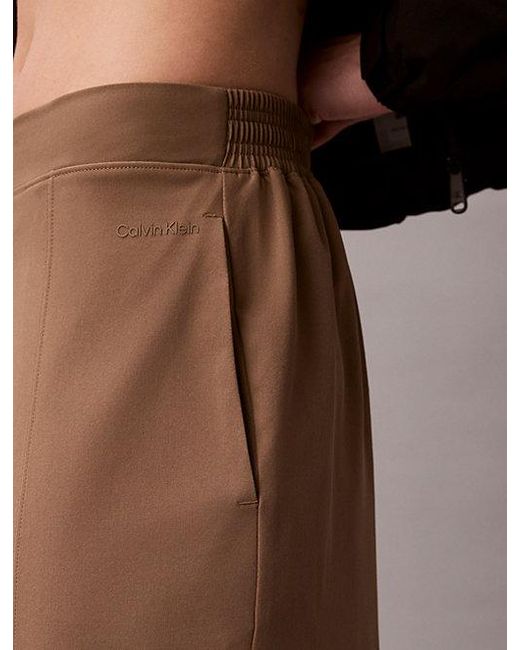 Calvin Klein Brown Sport Quick Dry Travel Gym Trousers