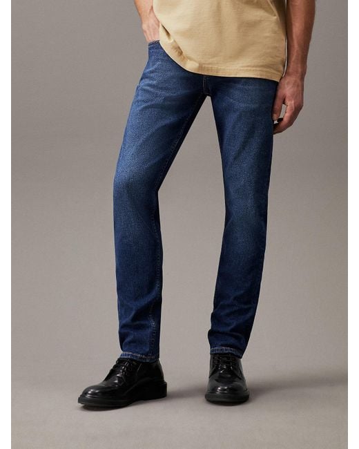 Calvin Klein Blue Slim Jeans for men