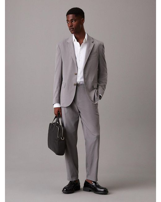Borsa Per Computer Portatile di Calvin Klein in Gray da Uomo