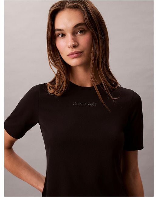 Calvin Klein Black Calvin Klein Icon Sport Tech Slim T-Shirt