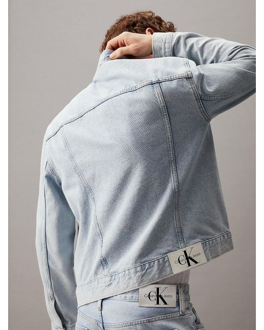 Calvin Klein Gray 90's Denim Jacket for men