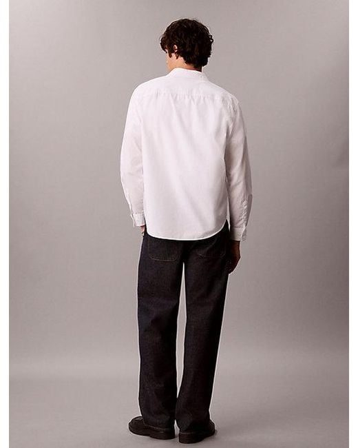 Calvin Klein White Jeans Baggy Utility Jeans for men