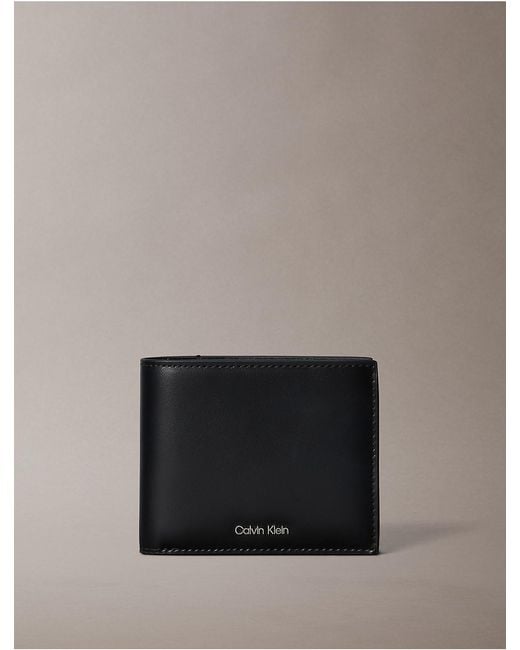 Calvin Klein Gray Hardware Logo Wallet for men