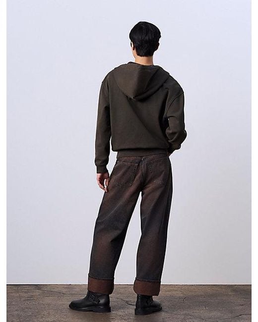 Calvin Klein Black Jung Kook For Terry Relaxed Hoodie for men