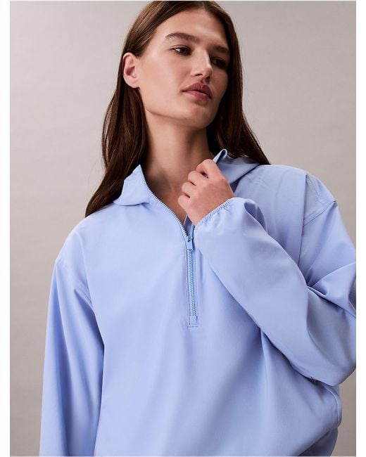 Calvin Klein Blue Calvin Klein Woven Parachute Jacket