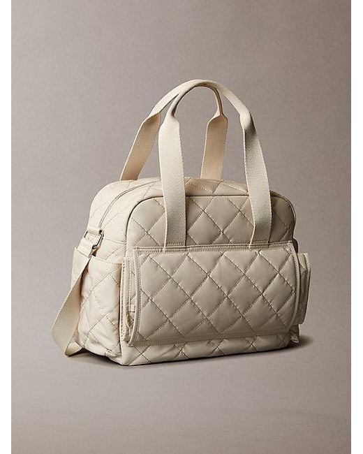 Calvin Klein Natural Jeans Quilted Diaper Bag