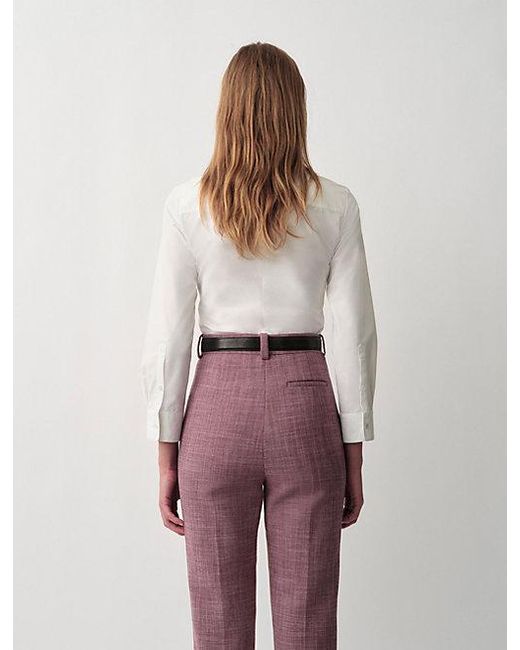 Calvin Klein Daisy Slim Button-Down Overhemd in het White
