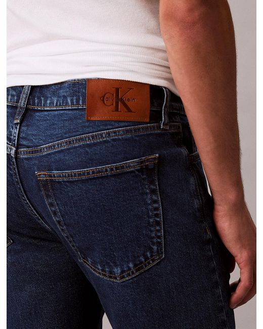 Calvin Klein Blue Slim Tapered Jeans for men