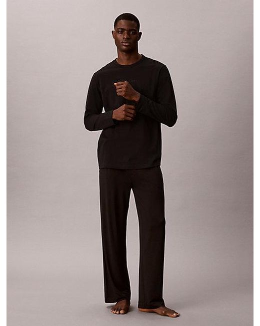 Calvin Klein Black Pyjama Top for men