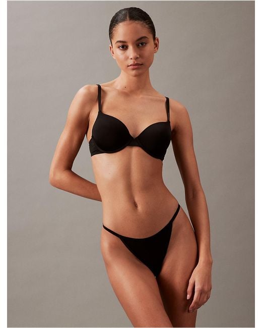 Calvin Klein Brown Ideal Micro String Bikini