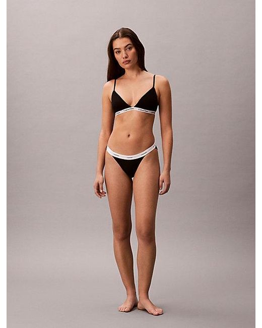 Calvin Klein 3-Pack Bikinislips in het Gray