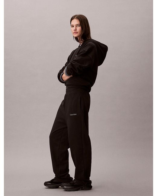 Calvin Klein Black French Terry Joggers