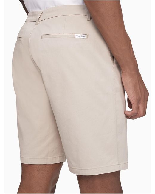 calvin klein men's infinite flex chino short