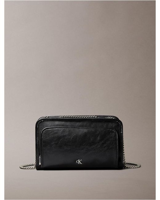 Calvin Klein Gray Calvin Klein Utility Chain Camera Bag