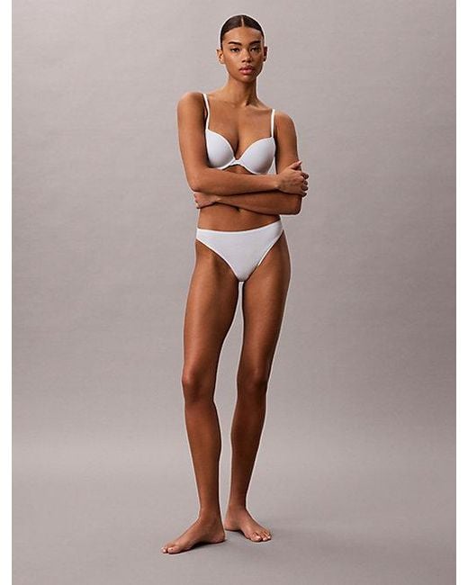 Calvin Klein Brown Bikini Briefs Perfectly Fit