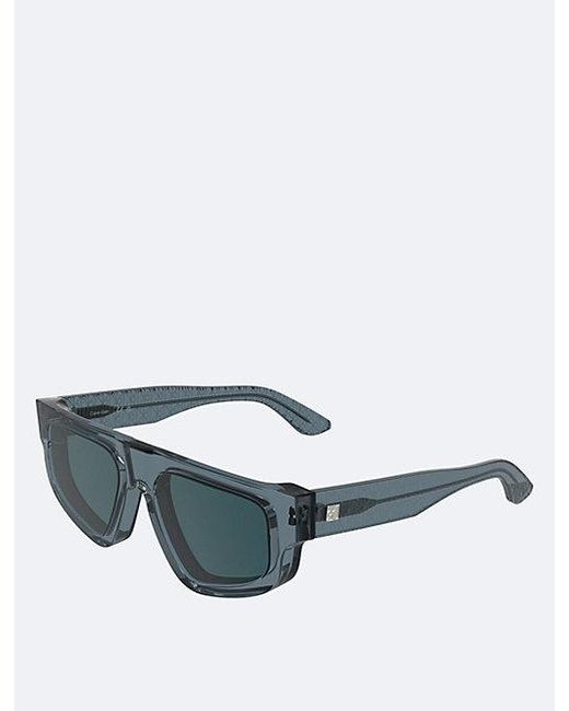 Calvin Klein Green Modified Rectangle Sunglasses Ck25539S