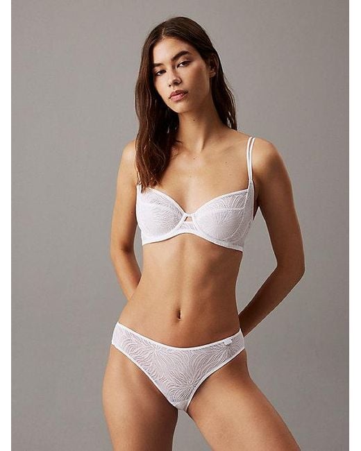Calvin Klein Beha Met Volledige Dekking in het Brown