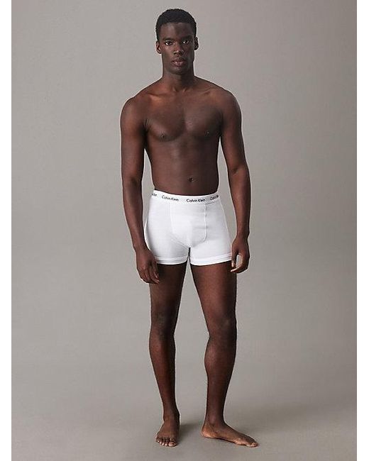 Calvin Klein 3-Pack Korte Boxers in het Blue voor heren