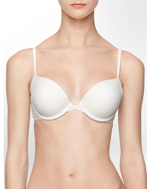 Calvin Klein Natural Perfectly Fit Memory Touch Push-up Bra