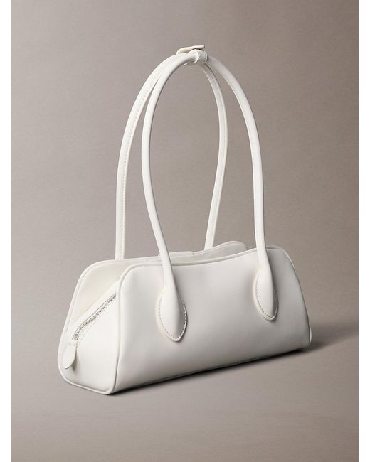 Calvin Klein Natural Emblem Logo Shoulder Bag