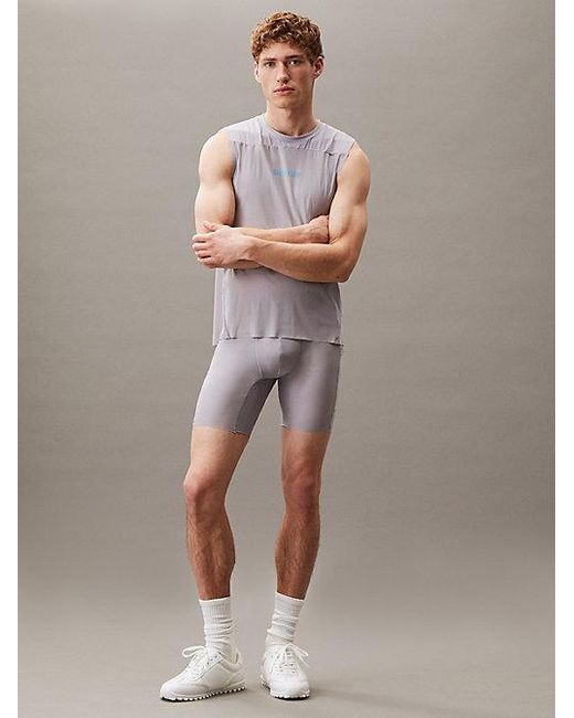 Calvin Klein Enge Kurze Sporthose in Multicolor für Herren