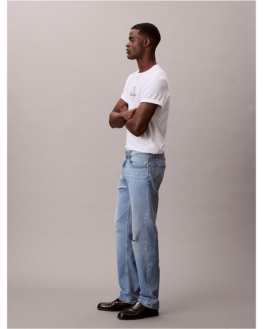 Calvin Klein Multicolor Calvin Klein Standard Straight Fit Jeans for men
