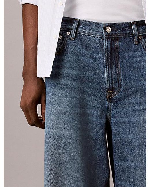 Calvin Klein Blue Jeans Extreme Baggy Jeans for men