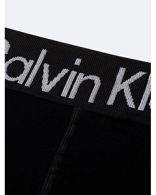 Calvin Klein Black Logo Waistband Leggings