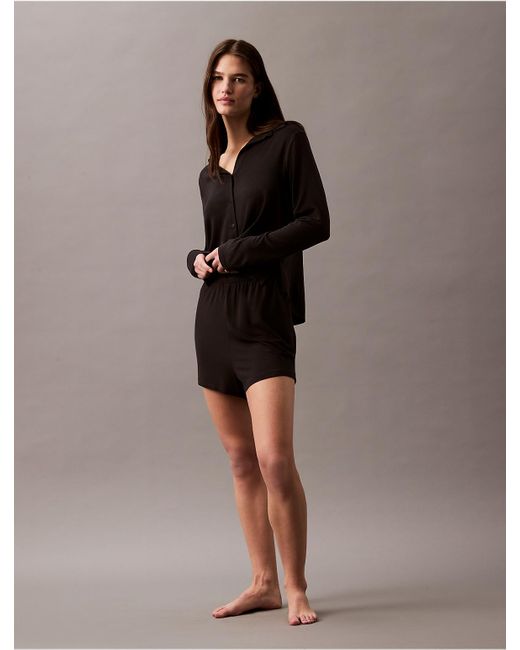 Calvin Klein Brown Ultra Soft Modal Short