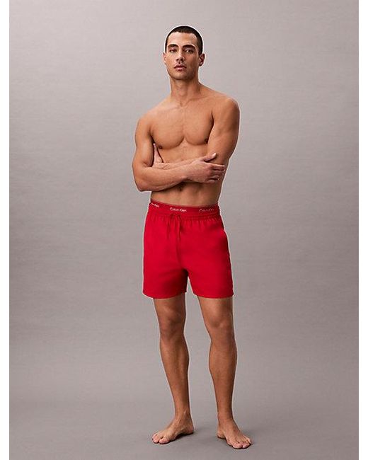 Calvin Klein Red Swimsuit for men